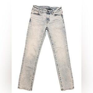 American Eagle Men’s Slim Straight Jeans Sz 30x32 Light Wash AirFlex